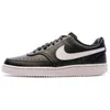 Image de Baskets Nike Court Vision Low Noir - Adulte - Mixte - Plat - Synthétique - Lacets