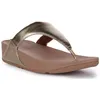 Image de Sandale Femme - FitFlop Lulu - Cuir Rose Or - Semelle Microwobbleboard