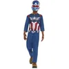 Image de DÉGUISEMENT CLASSIQUE CAPTAIN AMERICA ENFANT 7/8 ANS Bleu Turquoise Ciel Marine