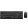 Image de Combo clavier et souris filaire - LENOVO - Essential Wired Combo - AZERTY Français - 1600 DPI - USB Type-A