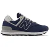 Image de Chaussure pour Femme New Balance WL 574 - Bleu - Textile - Lacets - Plat