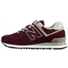 Image de Chaussure Homme New Balance ML 574 Rouge - Textile - Lacets