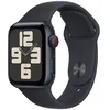 Image de Apple Watch SE (GPS + Cellular) - 2e génération - 40 mm - aluminium minuit - Montre connectée avec bracelet sport - fluoroélastomère - minuit - taille du bracelet : M/L - 32 Go - Wi-Fi, LTE... en occasion ou reconditionné