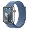 Image de Apple Watch Series 9 GPS + Cellular - Aluminium Argent - Boucle Sport Bleu - 45 mm
