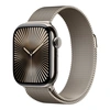 Image de Apple Watch Series 10 GPS + Cellular - Titane Naturel - Bracelet Milanais - 42 mm
