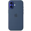 Image de APPLE iPhone 16 - Coque en silicone avec MagSafe - Denim