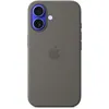 Image de APPLE iPhone 16 - Coque en silicone avec MagSafe - Stone Gray