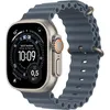 Image de Apple Watch Ultra 3 GPS + Cellular - 49mm - Boîtier Natural Titanium - Bracelet Anchor Blue OceanBand