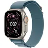 Image de Apple Watch Ultra 3 GPS + Cellular 49 mm Titane Naturel Boucle Alpine Bleu Clair S