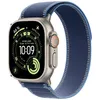 Image de Apple Watch Ultra 3 GPS + Cellular 49 mm Titane Naturel Boucle Trail Bleu/Bleu Vif S/M