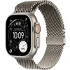 Image de Apple Watch Ultra 3 GPS + Cellular - 49mm - Boîtier Natural Titanium - Bracelet Natural Titanium Milanese Loop - Medium