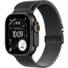 Image de Apple Watch Ultra 3 GPS + Cellular - 49mm - Boîtier Black Titanium - Bracelet Black Titanium Milanese Loop - Small