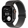 Image de Apple Watch Ultra 3 GPS + Cellular 49 mm Titane Noir Bracelet Milanais en Titane Noir M
