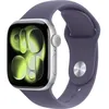 Image de Apple Watch Series 11 GPS + Cellular - 42mm - Boîtier Silver Aluminium - Bracelet Purple Fog Sport Band - M/L