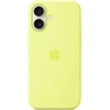 Image de Apple Coque en silicone avec MagSafe Jaune Fluo - iPhone 17