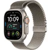 Image de APPLE Watch Ultra 4 GPS + Cellular - 49mm - Boîtier Natural Titanium - Bracelet Natural Titanium Milanese Loop - M
