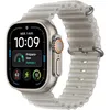 Image de APPLE Watch Ultra 4 GPS + Cellular - 49mm - Boîtier Natural Titanium - Bracelet Translucent Grey Ocean Band
