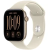 Image de Apple Watch Series 12 GPS 46 mm Aluminium Or clair Bracelet Sport Sable M/L