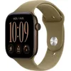 Image de APPLE Watch Series 12 GPS - 46mm - Boîtier Dark Bronze Aluminium - Bracelet Olive Sport Band - S/M