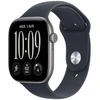Image de Apple Watch Series 12 GPS + Cellular 46 mm Aluminium Gris sidéral Bracelet Sport Bleu marine S/M