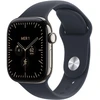 Image de Apple Watch Series 12 GPS + Cellular 42 mm Titane naturel Bracelet Sport Bleu marine M/L
