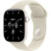 Image de Apple Watch Series 12 GPS + Cellular 42 mm Céramique Blanc nacré Bracelet Sport Sable S/M
