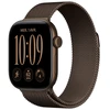 Image de Apple Watch Series 12 GPS 42 mm Aluminium Bronze sombre Bracelet Milanais Bronze sombre