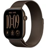 Image de Apple Watch Series 12 GPS + Cellular 46 mm Aluminium Bronze sombre Bracelet Milanais Bronze sombre S/M