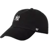 Image de Casquette de baseball - 47BRAND - New York Yankees MLB Base Runner Clean Up - Noir - Mixte - Confort optimal