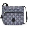 Image de kipling Sac à épaule bandoulière noir blanc pour femme - Basic Print Arto Shoulderbag Blackish Tile 223627