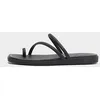 Image de Crocs Sandales Miami Toe Loop Femme - Noir, Noir 36-37