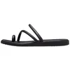 Image de Sandales à Enfiler Crocs Miami Toe Loop - Noir