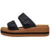 Image de Sandales à Enfiler Crocs Brooklyn Woven Buckle - Noir
