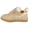 Image de Baskets UGG Lowmel pour femme - Beige - Cuir et matériaux synthétiques - Confort optimal