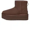 Image de Bottes Classic Mini à Plateforme Marron - UGG - Homme - Burnt cedar