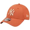 Image de Casquette homme - NEW ERA - Orange rouille - Logo Yankees - Visière courbée - Réglable