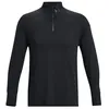 Image de Sweatshirt 1/4 zip - UNDER ARMOUR - Qualifier Run - Noir - Évacuation sueur & séchage rapide - Respirant