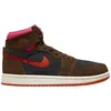 Image de Baskets Nike Femme Air Jordan 1 Zm Air Cmft 2 - Marron - Lacets - Plat - Cuir