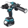 Image de Perceuse visseuse à percussion LXT - Ø 13 mm - MAKITA - Avec 2 batteries 5 Ah + chargeur rapide + coffret Makpac - DHP492RTJ