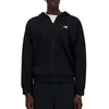 Image de New Balance Sweat à Capuche et Zip pour Homme Stacked Logo Noir MJ41501BK