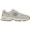 Image de Baskets - NEW BALANCE - 530 - Blanc casse - Noir - Talon plat - Mixte