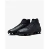 Image de Chaussures de Football Unisexe NIKE PHANTOM LUNA II CLUB FG/MG - Noires Taille 43 Performance Optimale