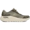 Image de Baskets Archfit pour hommes - SKECHERS - 232702 - Olive - Vert - Lacets - Adulte - Plat - Textile