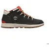 Image de Bottes dHiver pour Hommes Timberland Sprint Trekker Mid Noir - Taille 445 - Élégance Réversible et Confort Haut de Gamme