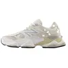 Image de Basket New Balance U9060 WHT - Beige - Cuir - Lacets - Adulte