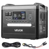 Image de Station Électrique Portable 2160 Wh-VEVOR-10 Ports Sortie-Puissance Entrée Réglable-Panneau Solaire Non Inclus