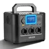 Image de Station Électrique Portable 1800 W-VEVOR- pour Domestique Camping Voyage Camping-car-8 Ports Sortie