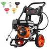 Image de Nettoyeur Haute Pression - VEVOR - 3400 PSI - 10 L/min - Moteur Thermique - 5 Buses Incluses