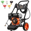 Image de Nettoyeur haute pression à essence - VEVOR - 180D - 3950 psi - 10 L/min - Tuyau 10 m