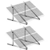 Image de Supports de Montage de Panneau Solaire-VEVOR-Supports en Aluminium Légers avec Pieds Inclinables Pliables-Camping-car Toit